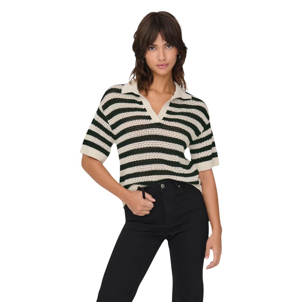 Jacqueline De Yong Bicolor Marabou T-Shirt