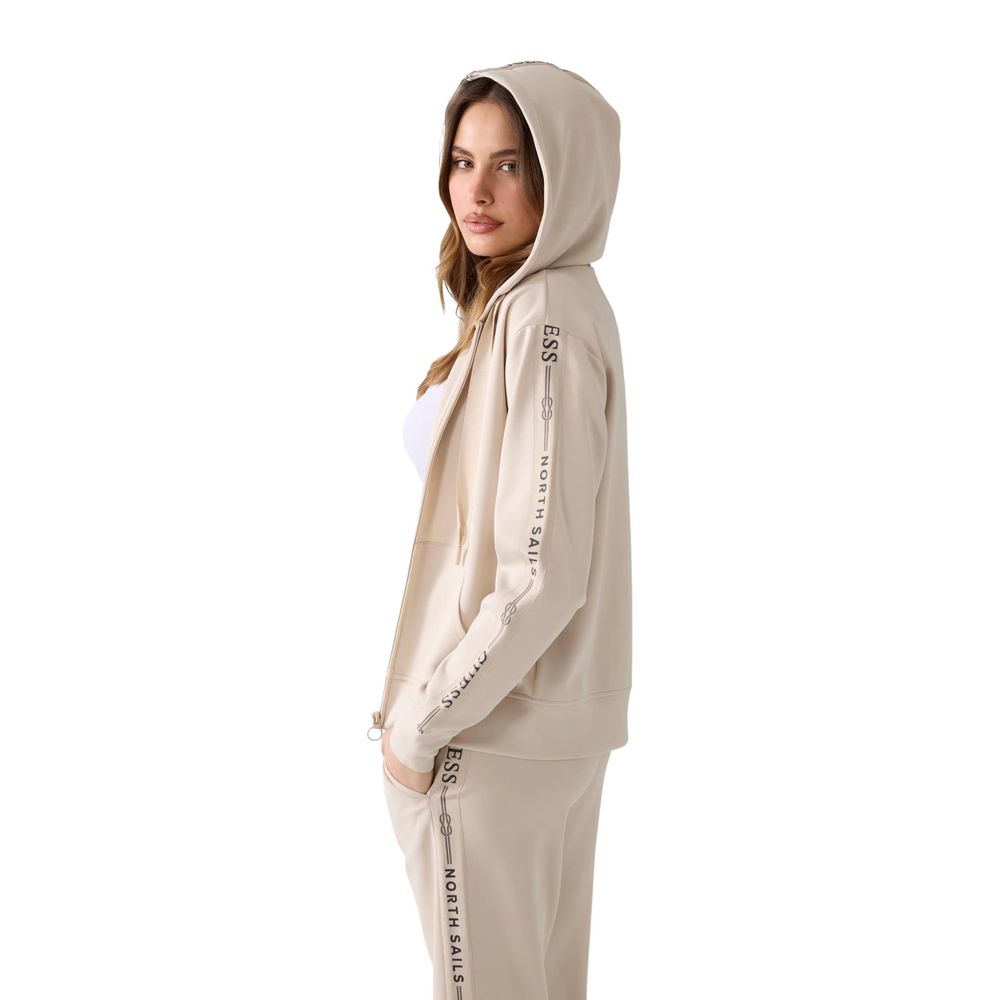 Guess Beige Polyester Hoodie