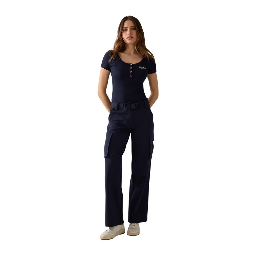 Guess Blue Viscose T-Shirt