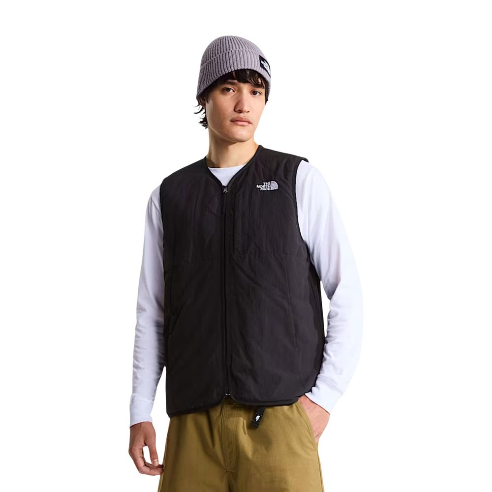 The North Face Black Nylon Sleeveless Jacket