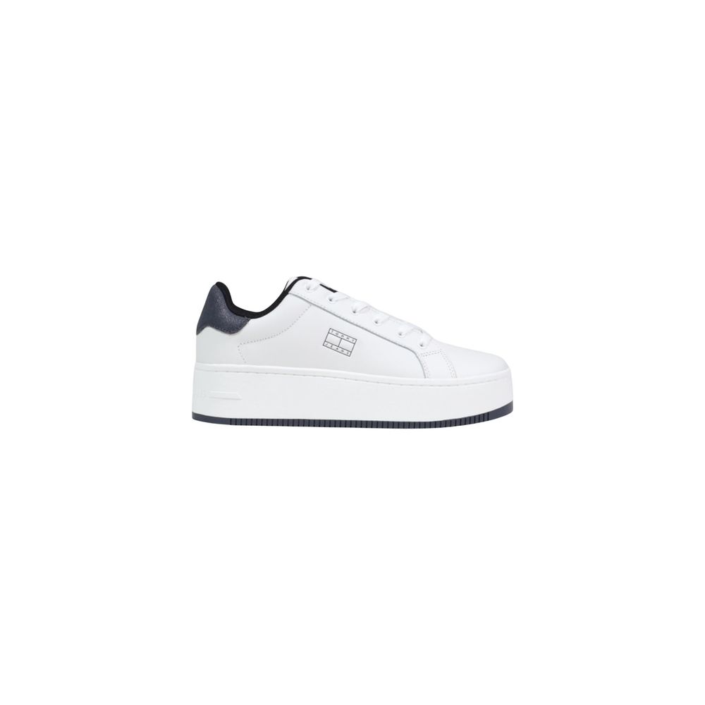 Tommy Hilfiger Jeans White Leather Chunky Sneakers