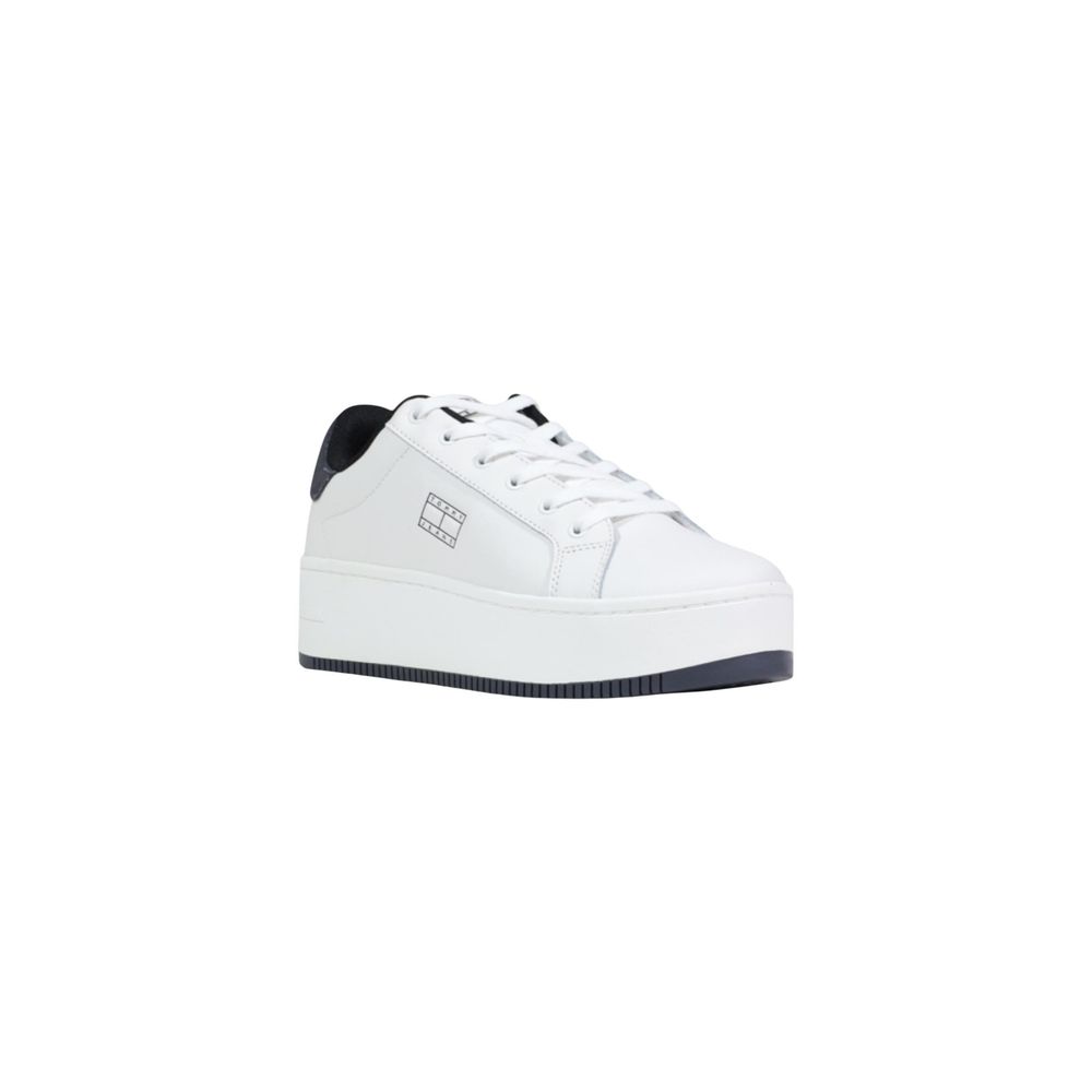 Tommy Hilfiger Jeans White Leather Chunky Sneakers