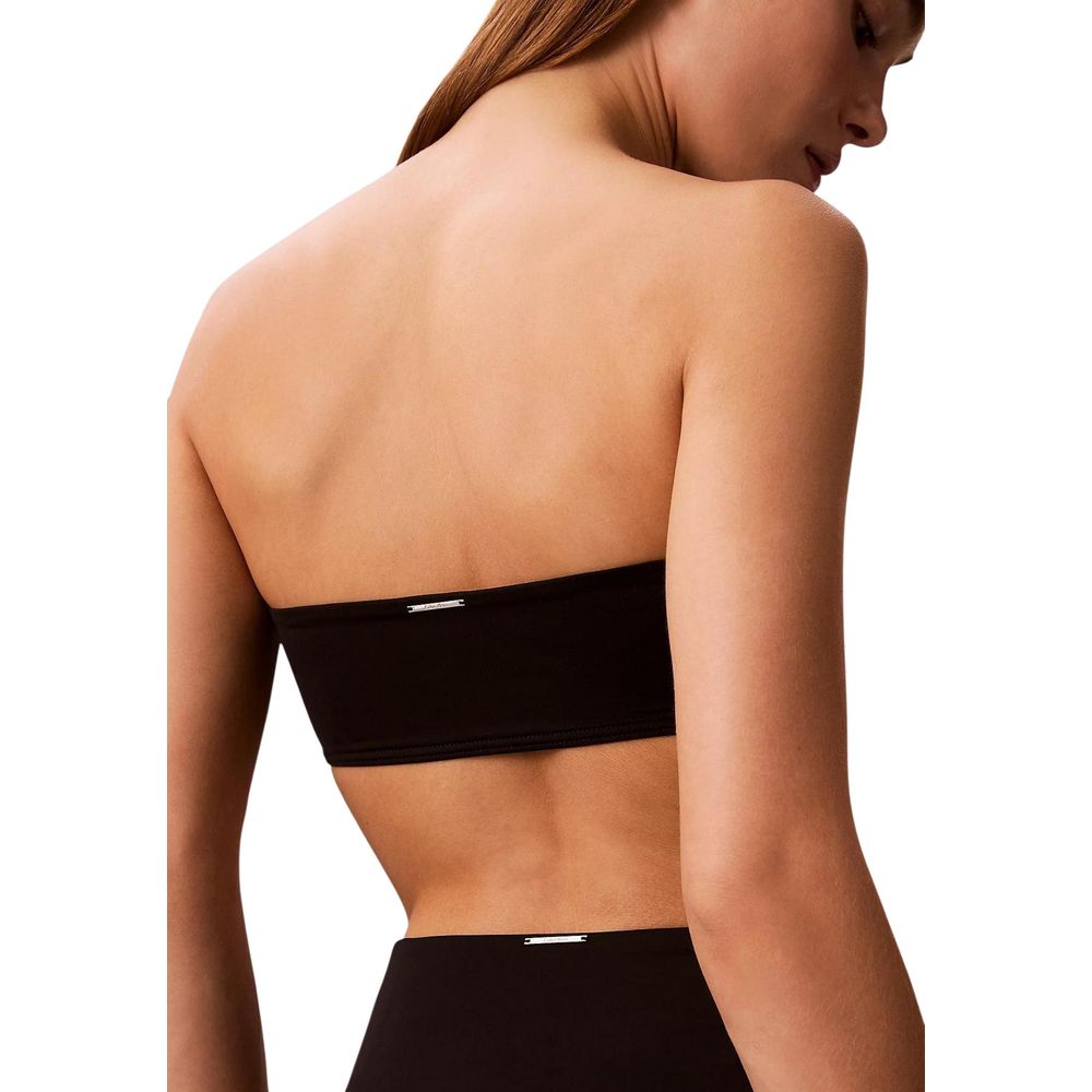 Calvin Klein Jeans Black Elastane Bikini