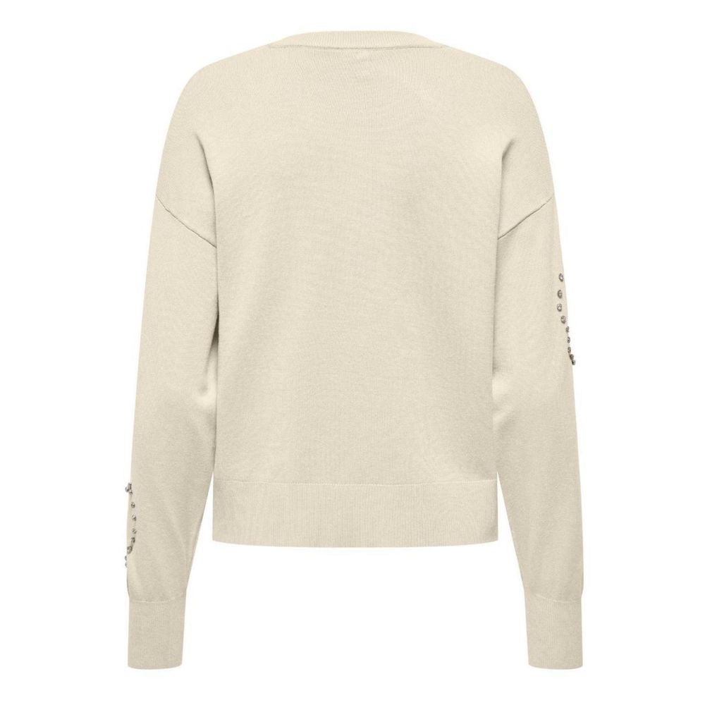 Only Cream Viscose Sweatshirt