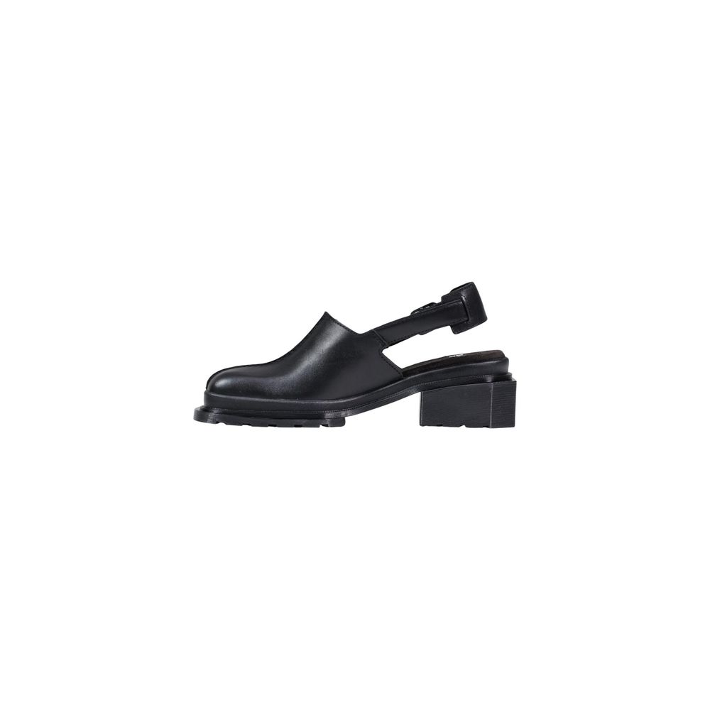 Dr. Martens Black Leather Mules
