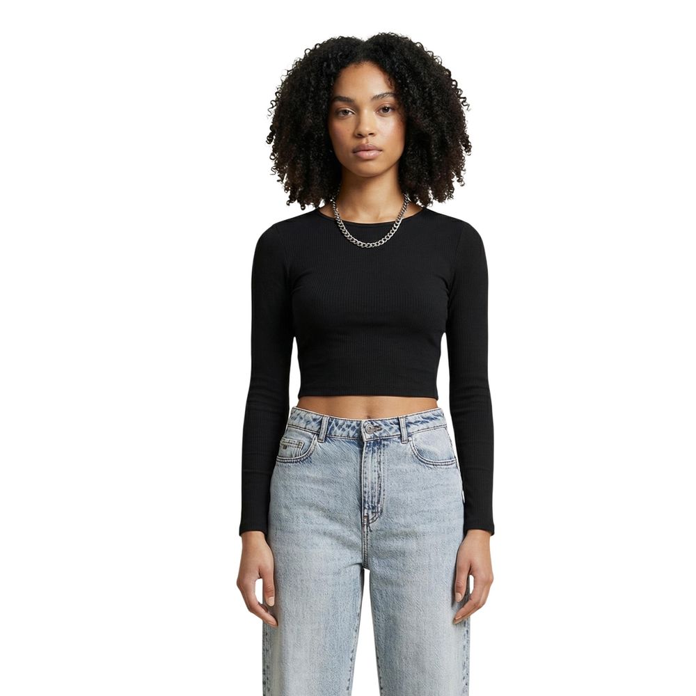 Only Black Viscose Sweatshirt