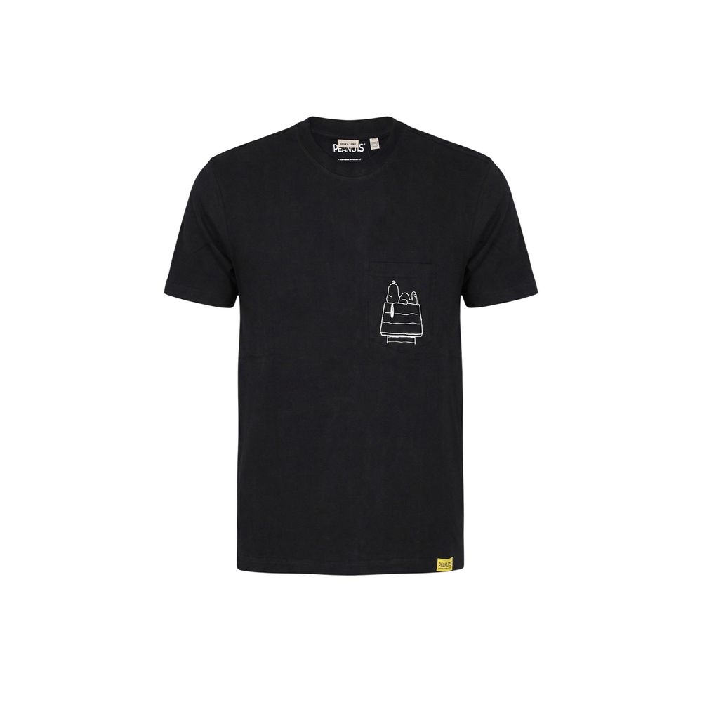 Only & Sons Black Cotton T-Shirt