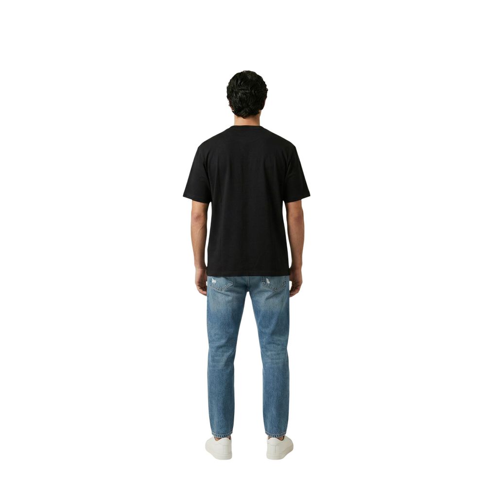 Only & Sons Black Cotton T-Shirt