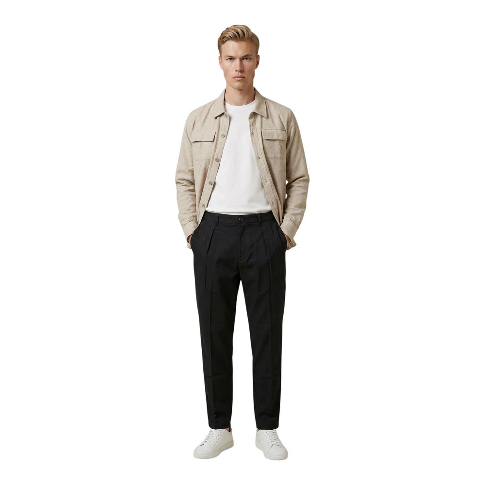 Gianni Lupo Beige Viscose Pattern Shirt