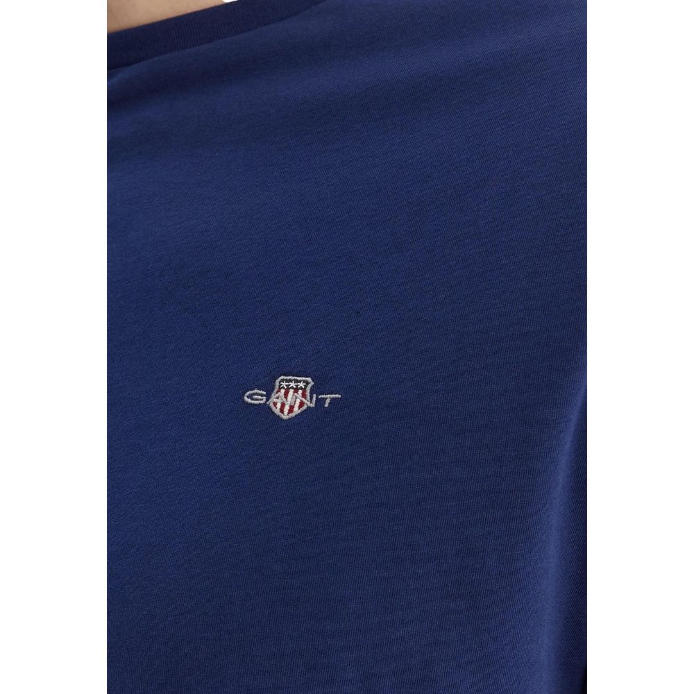 Gant Blue Cotton T-Shirt