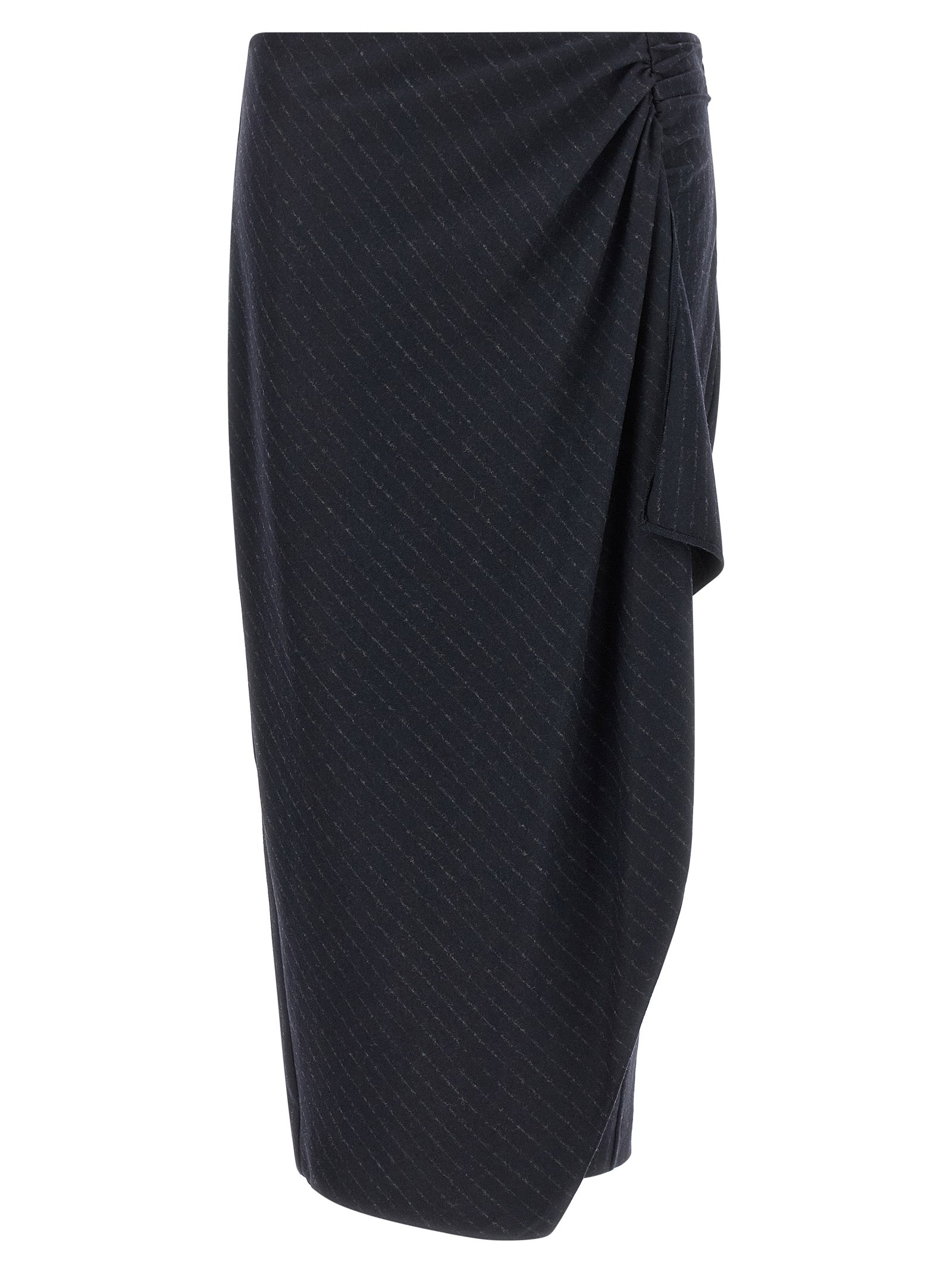 PINKO Blue Polyester Mini Skirt