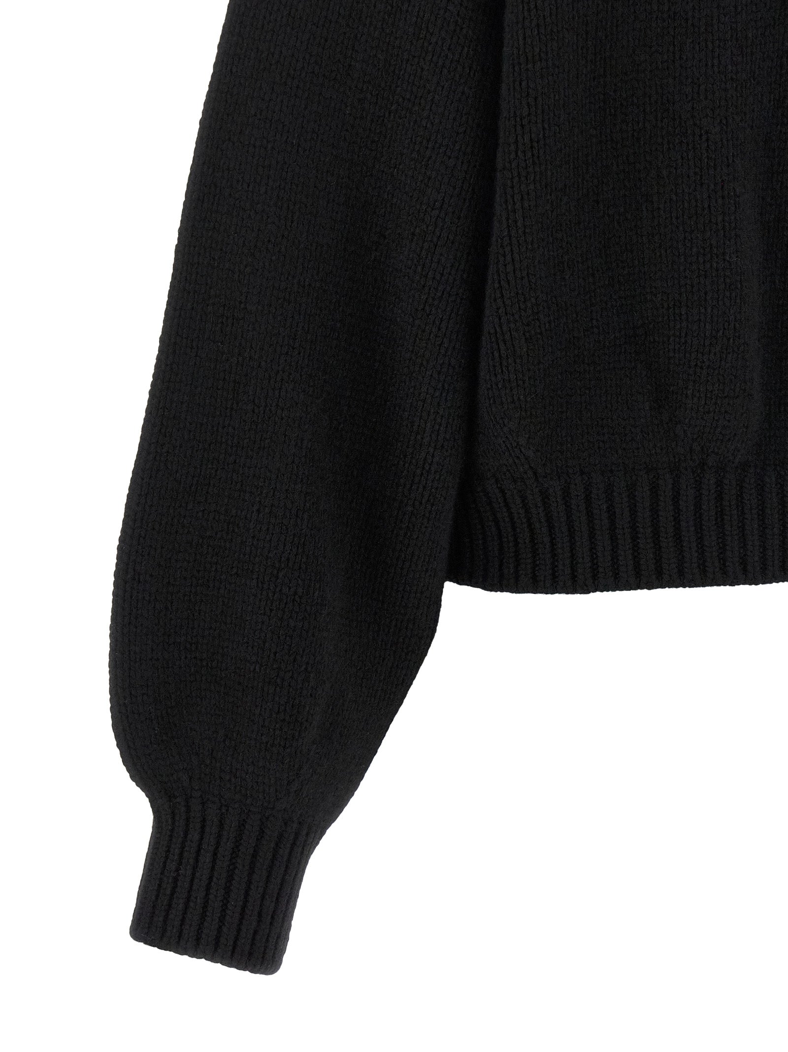 Khaite Black Cashmere Cardigan