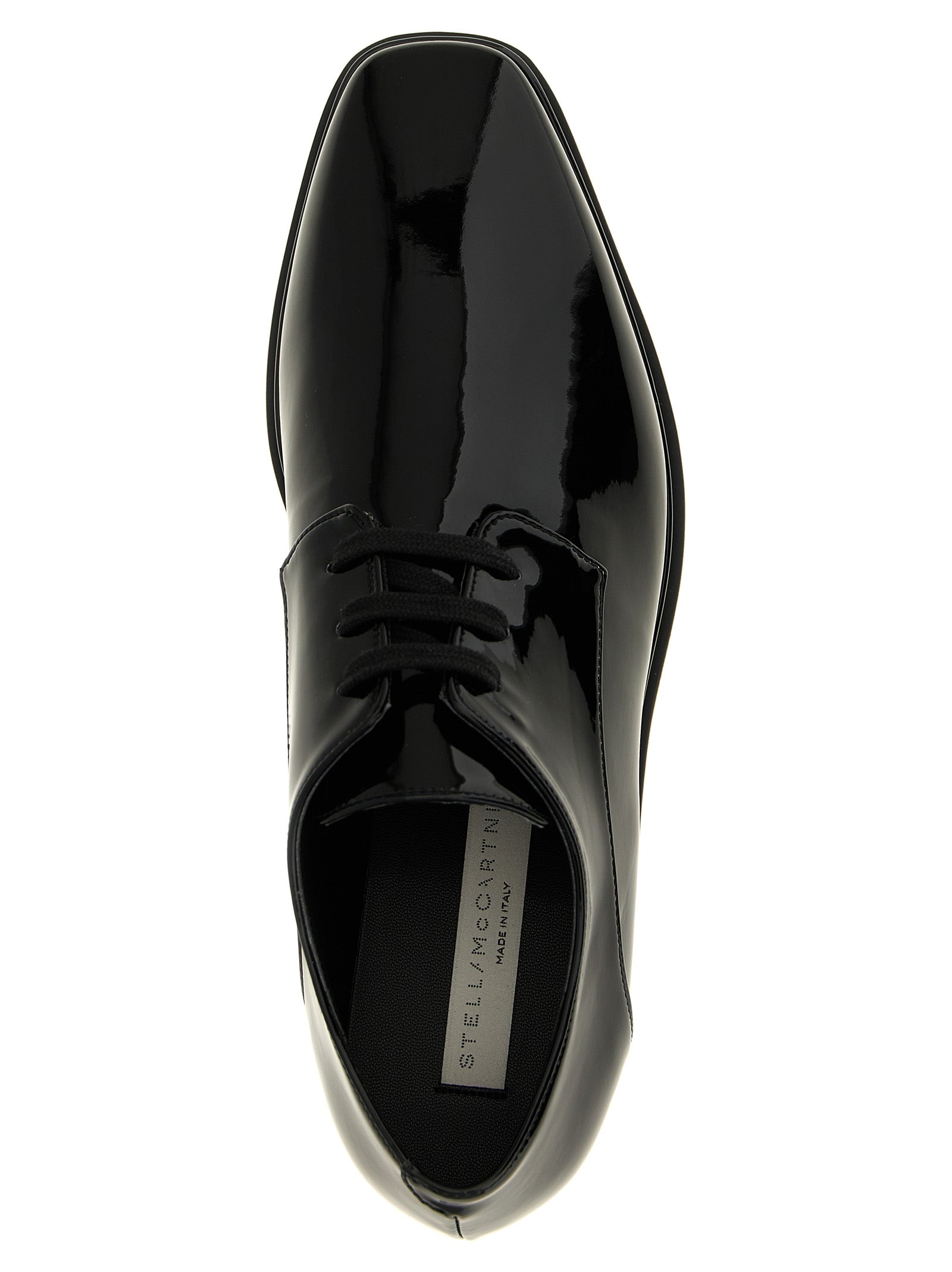 Stella McCartney Black Polyethylene Wedge Sandals