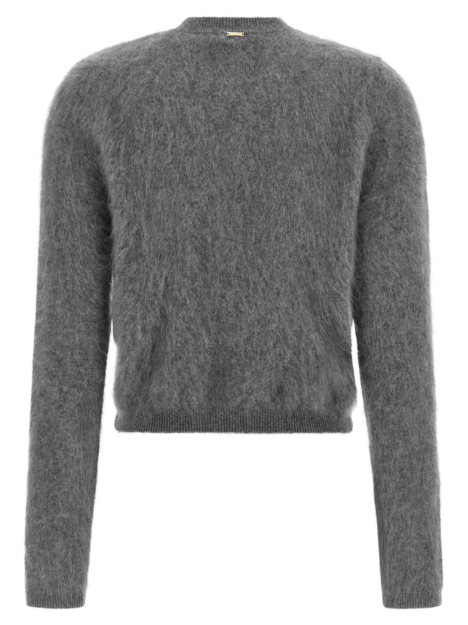 Twinset Gray Wool Cardigan