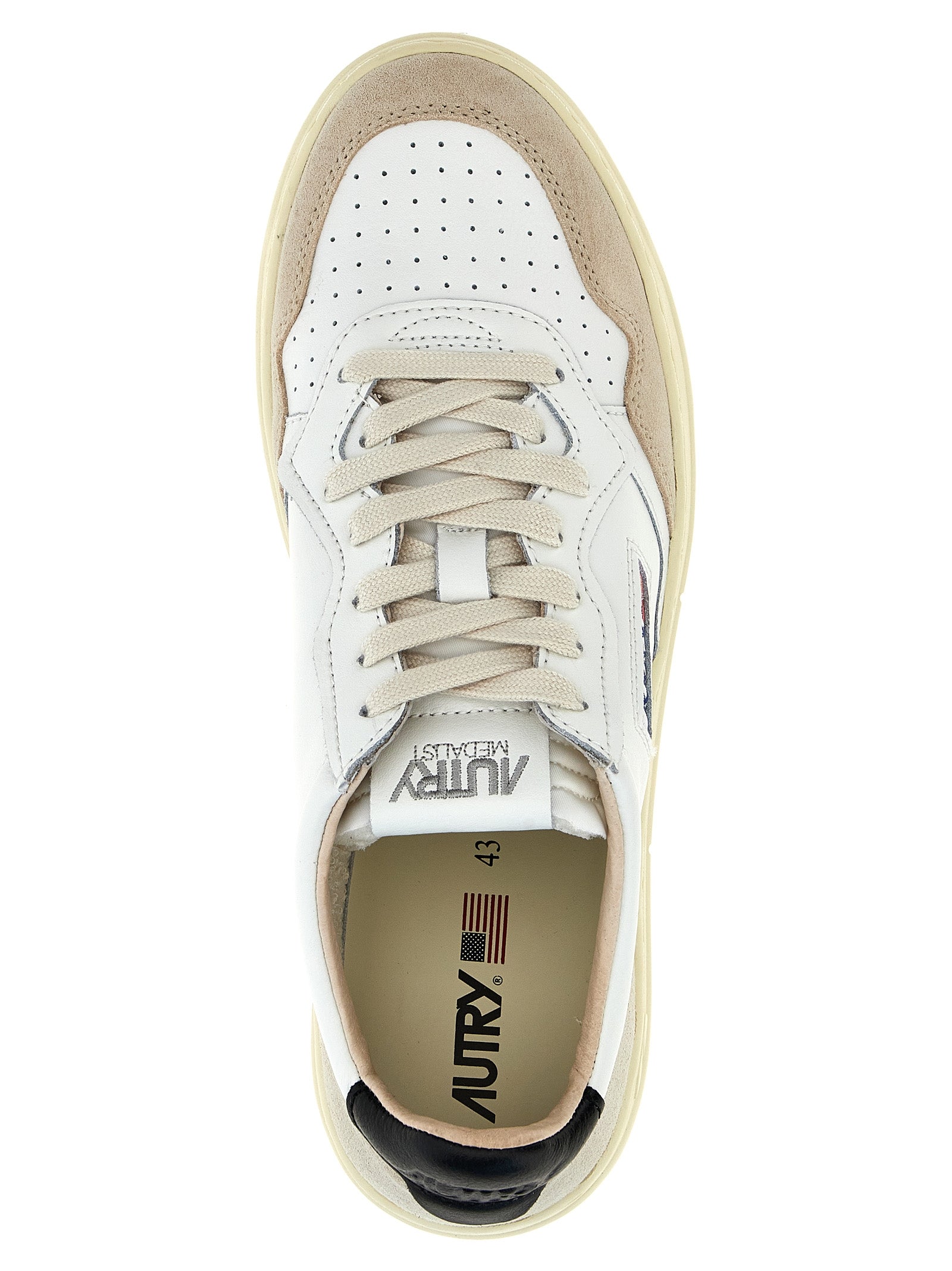 Autry Multicolor Leather Low Top Sneakers