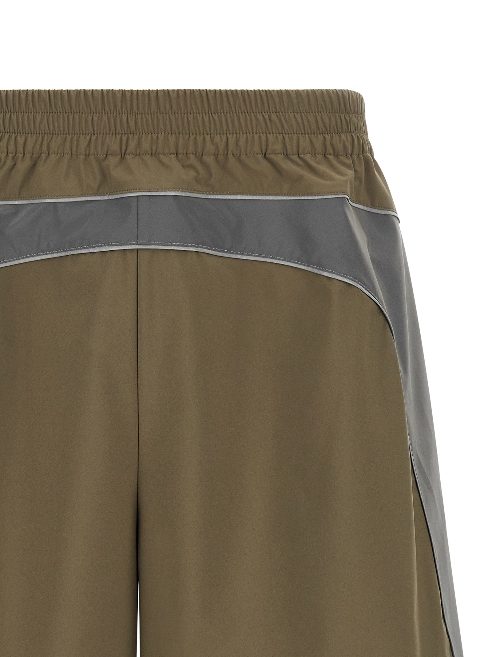 Balenciaga Gray Polyester Bermuda Shorts