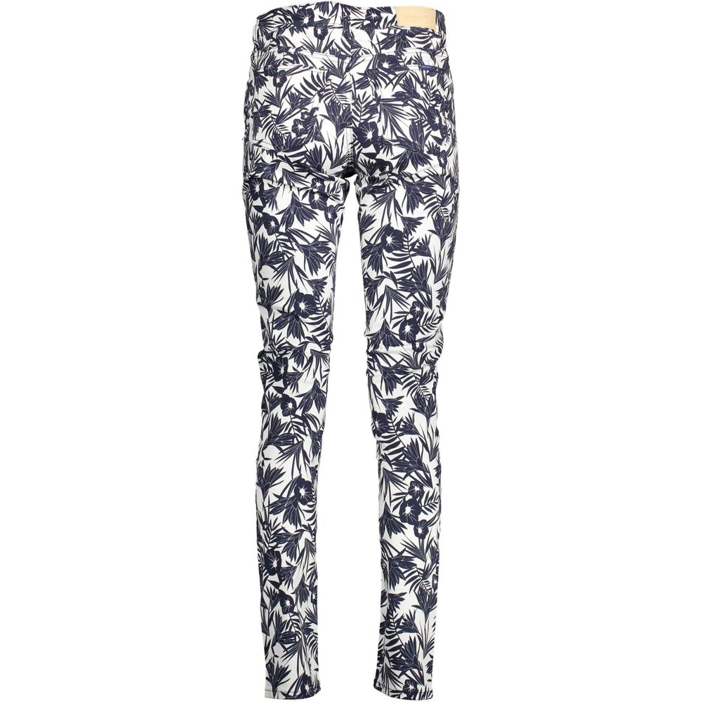 Gant Blue Organic Cotton Women's Trouser