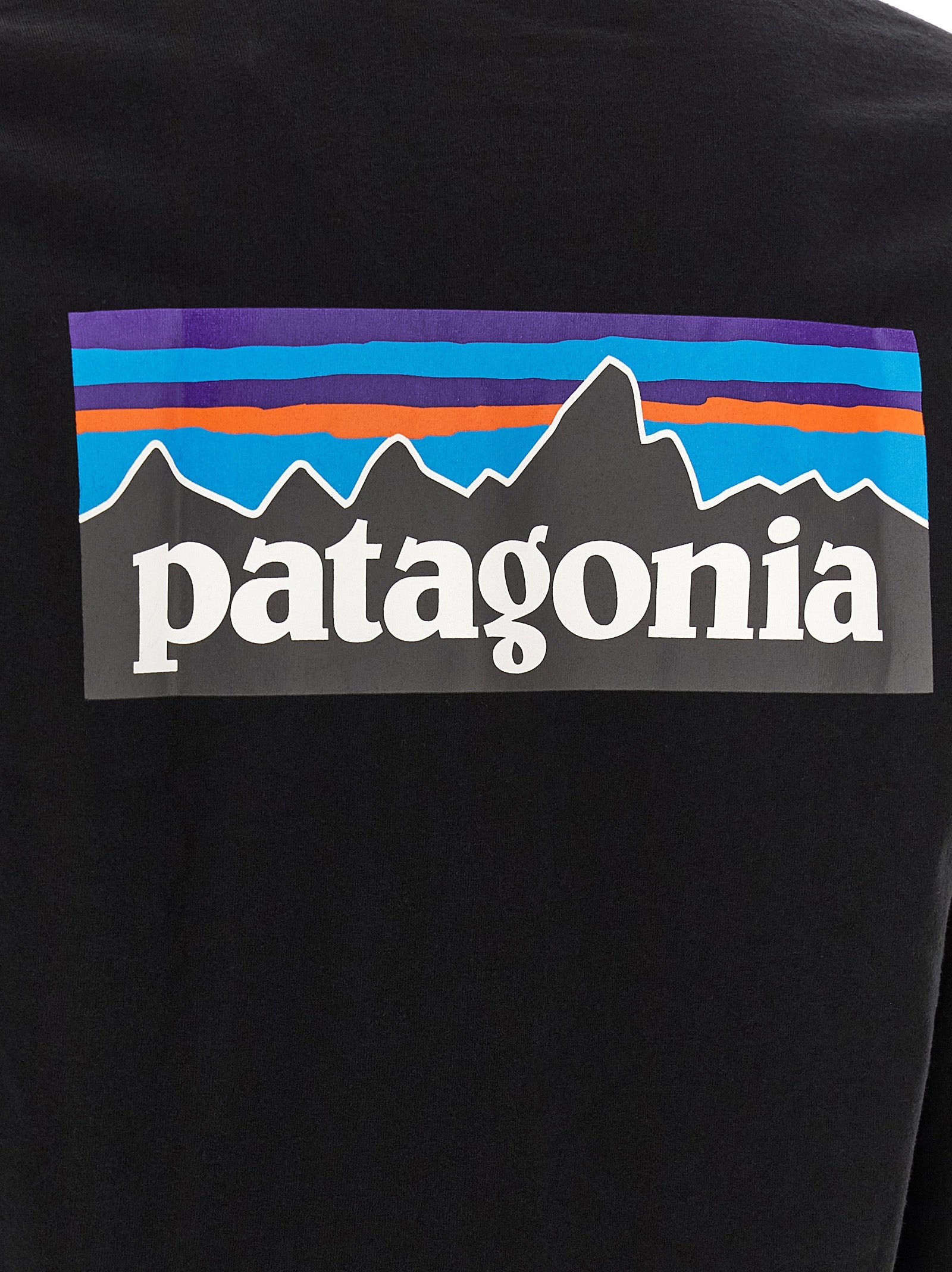 PATAGONIA Black Cotton T-Shirt
