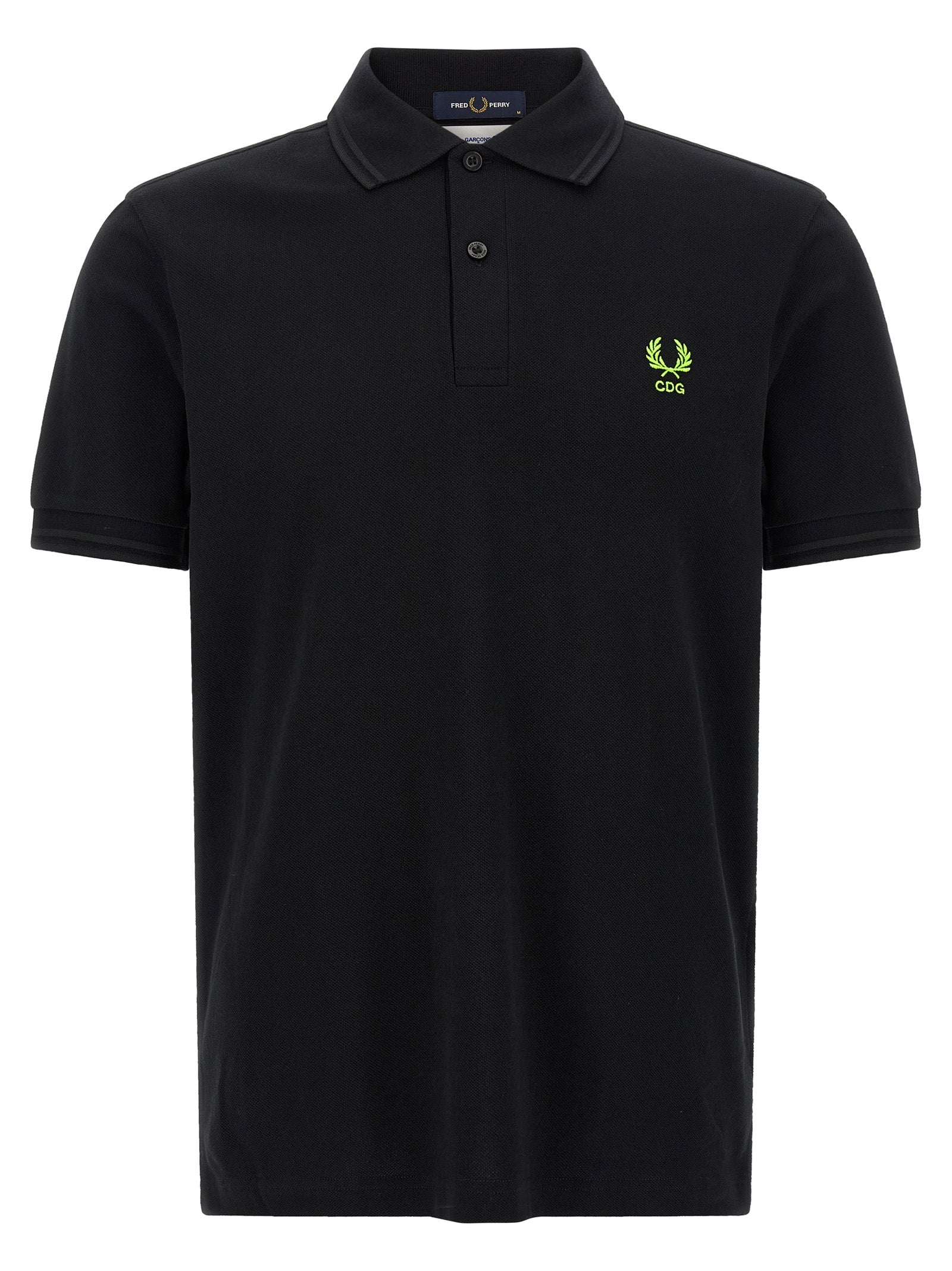 Comme Des Garçons Bicolor Cotton Polo Shirt