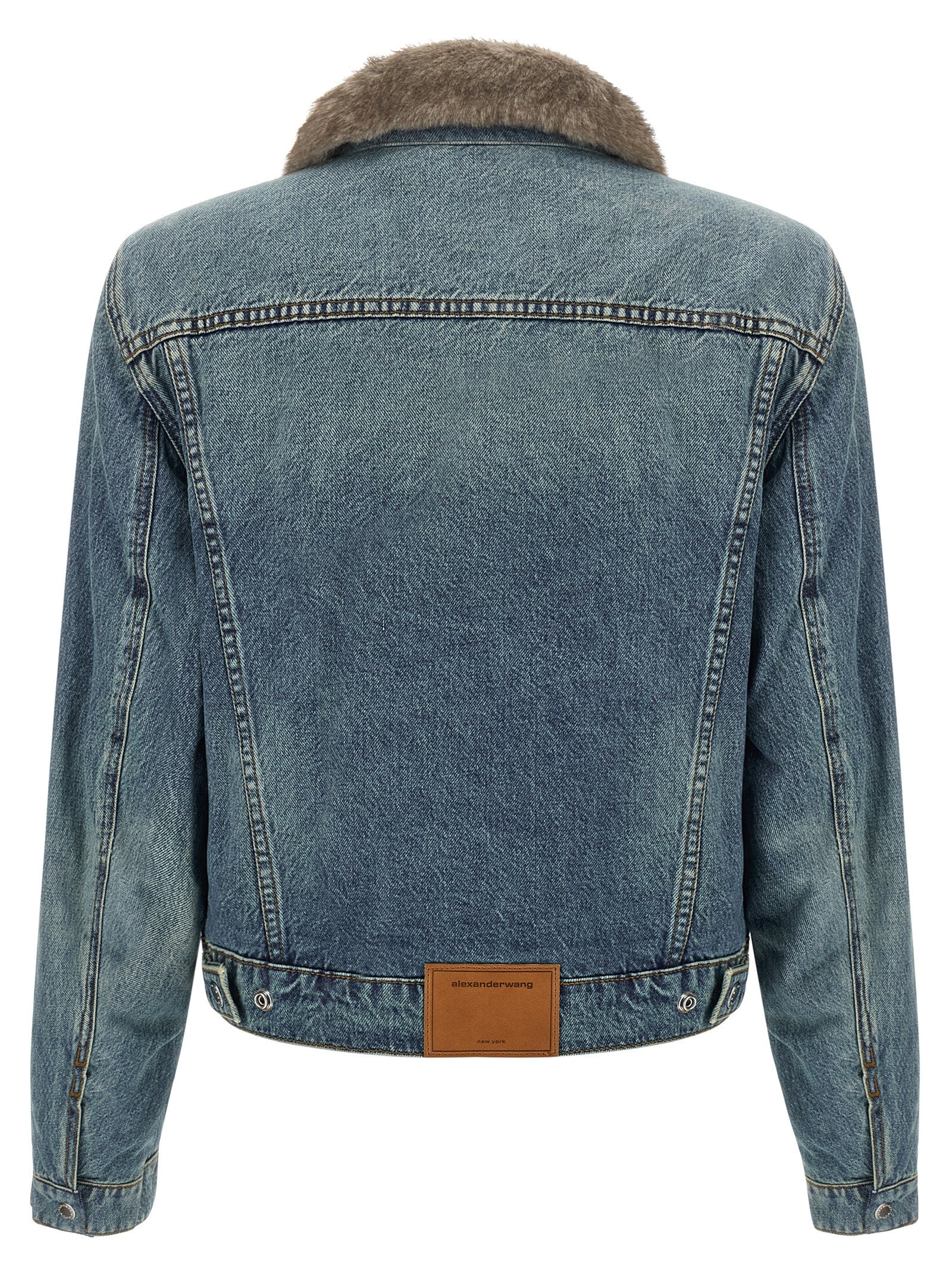 DENIM X ALEXANDER WANG Blue Cotton Denim Jacket