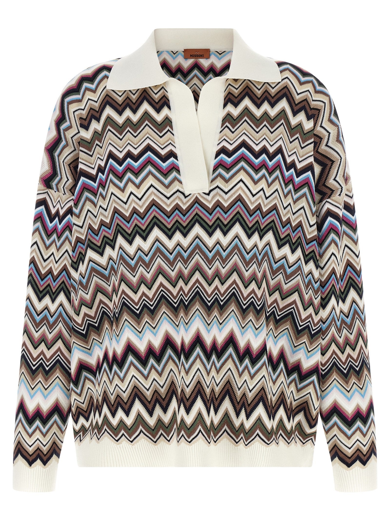 Missoni Multicolor Viscose Polo Shirt