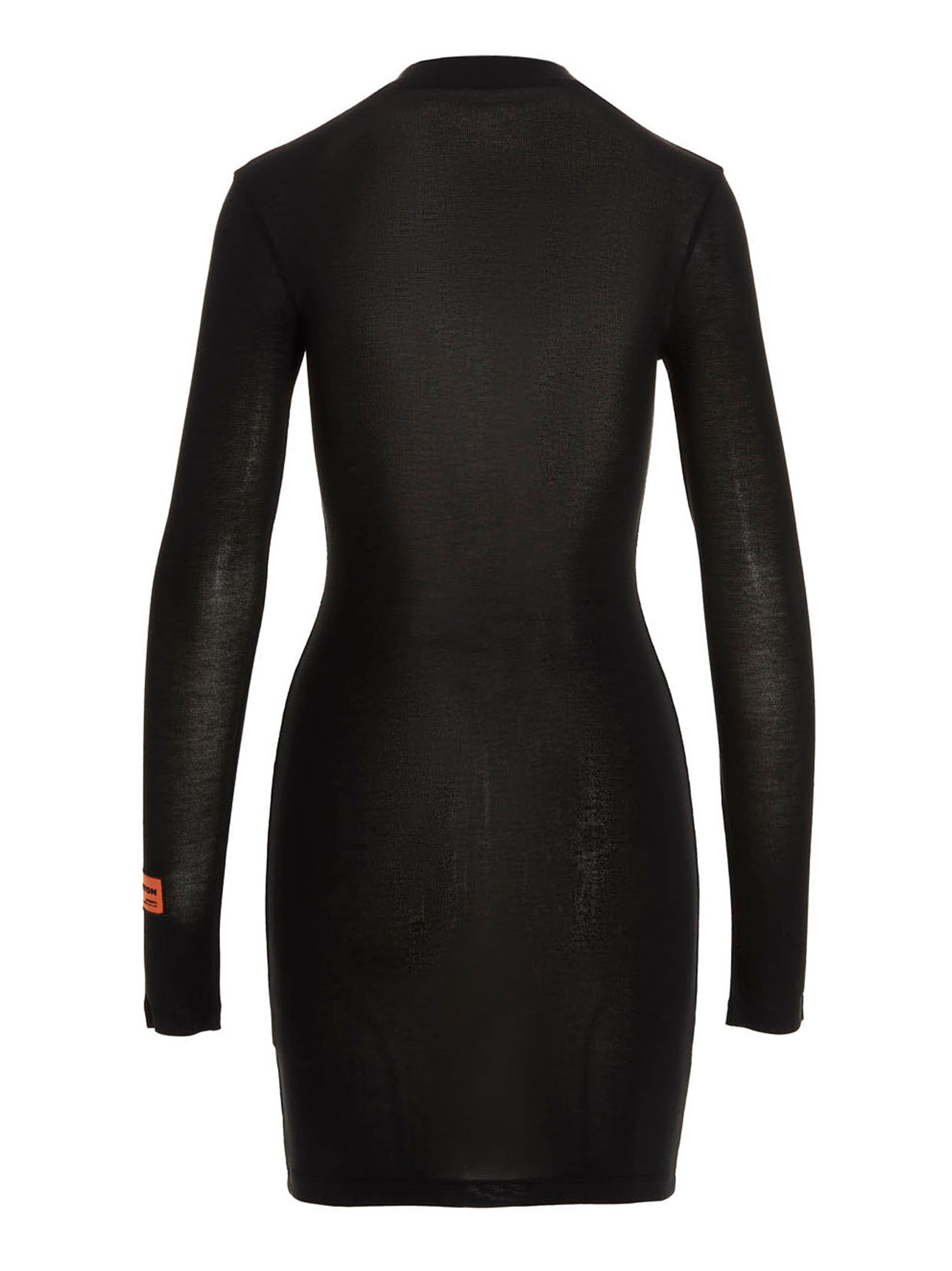 Heron Preston Black Polyester Short Dress