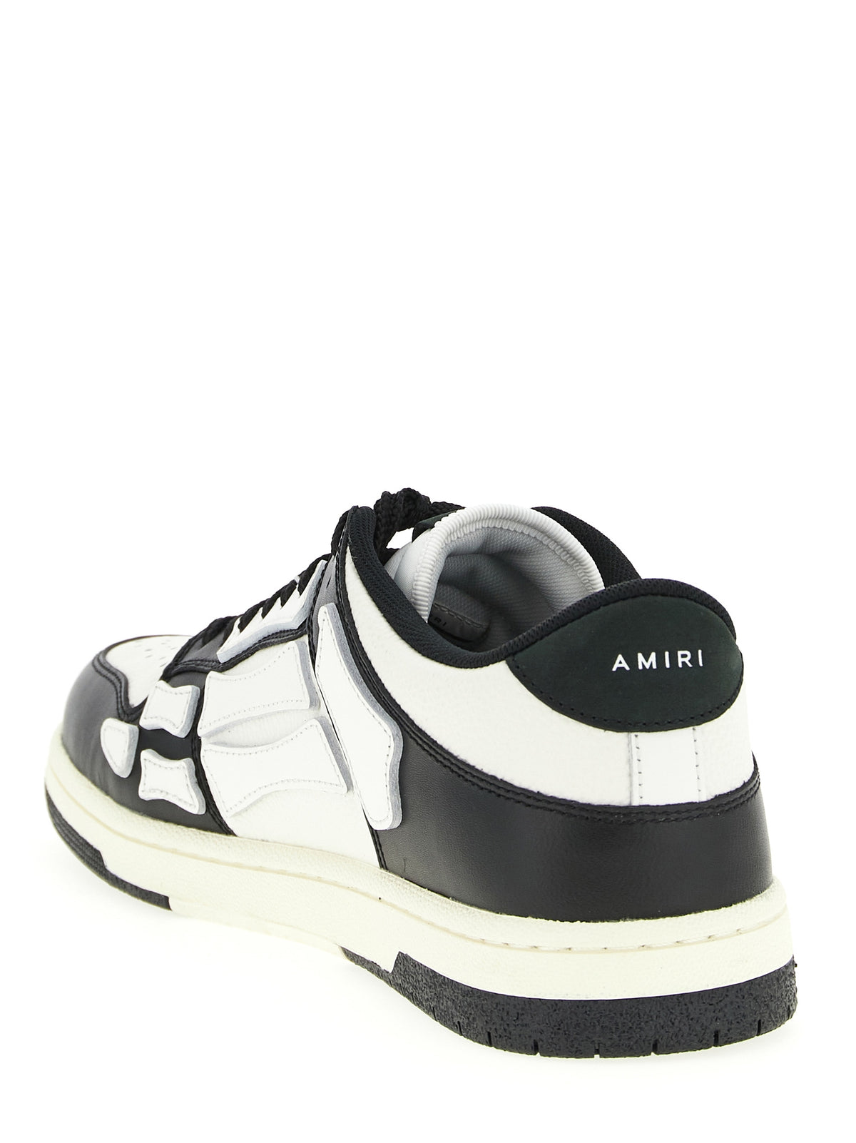 Amiri White Calfskin Low Top Sneakers