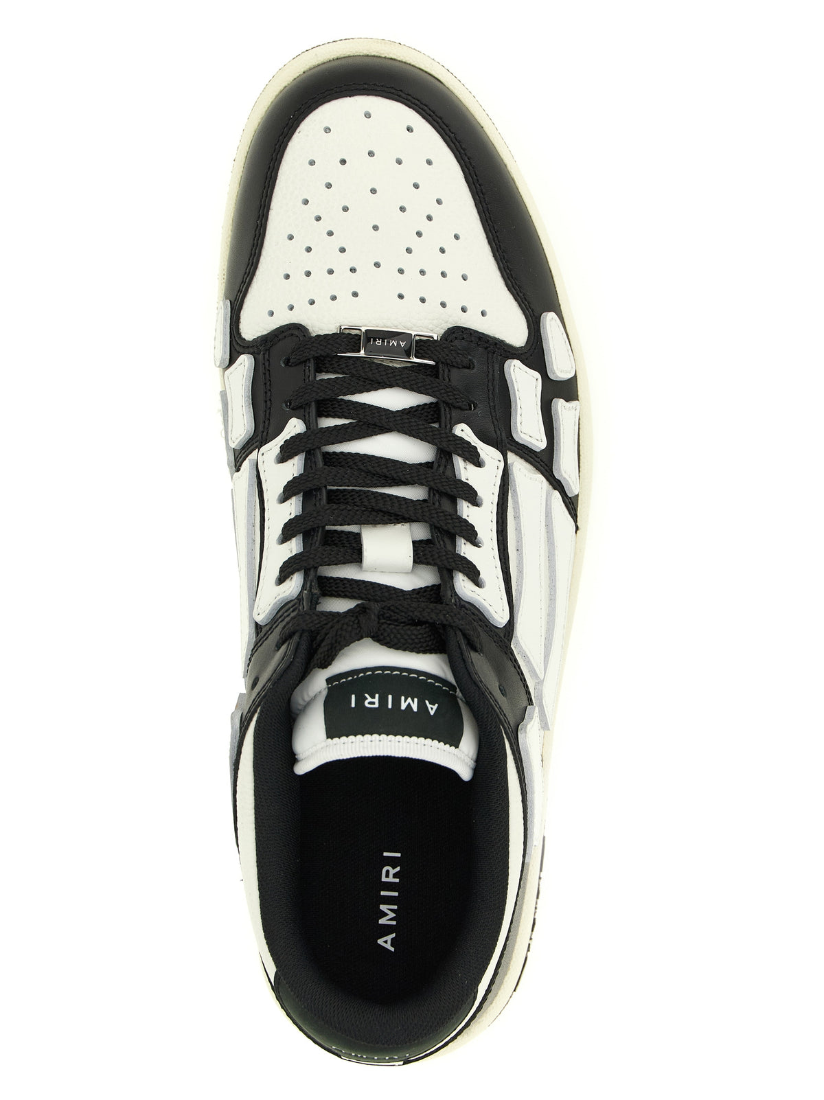 Amiri White Calfskin Low Top Sneakers