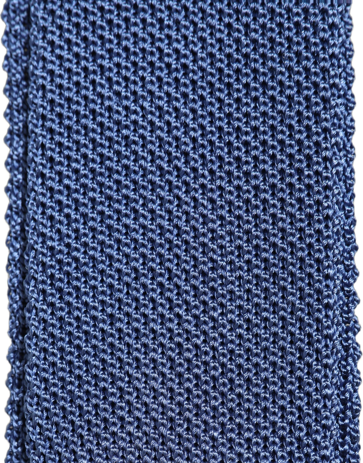 Dolce & Gabbana Men Blue Silk Knitted Skinny Adjustable Tied Necktie Tie