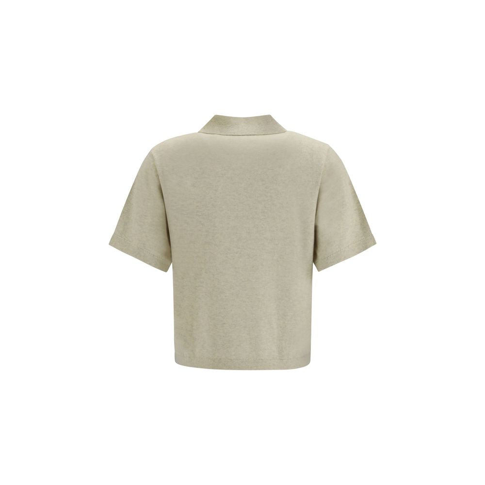 Isabel Marant Étoile Gray Cotton Polo Shirt