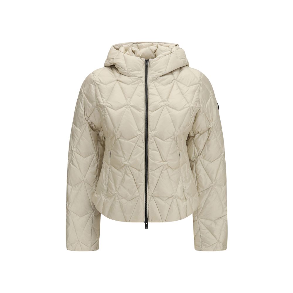 Moose Knuckles Beige Goose Down Full-Length Jacket