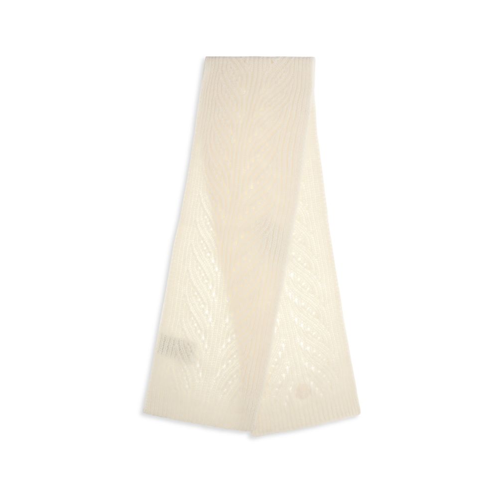 Moncler Beige Wool Oves Aries Scarf