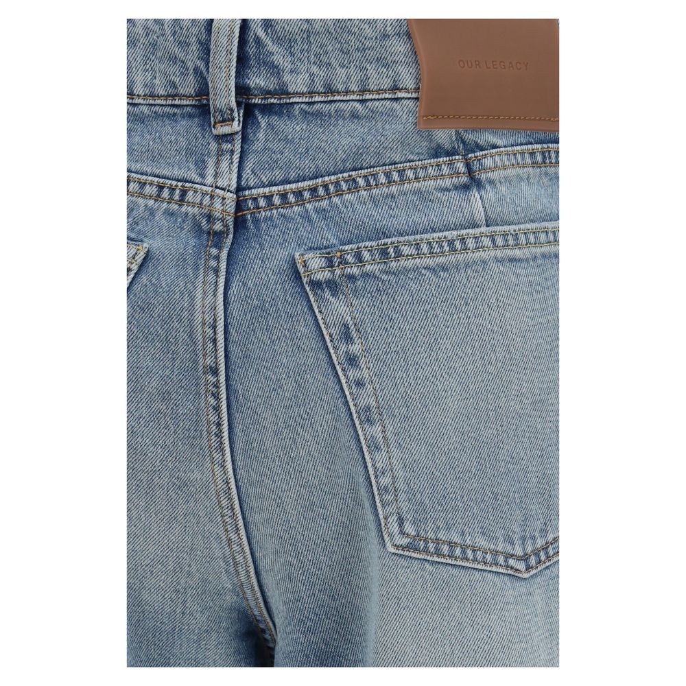 Our Legacy Blue Cotton Jeans Denim