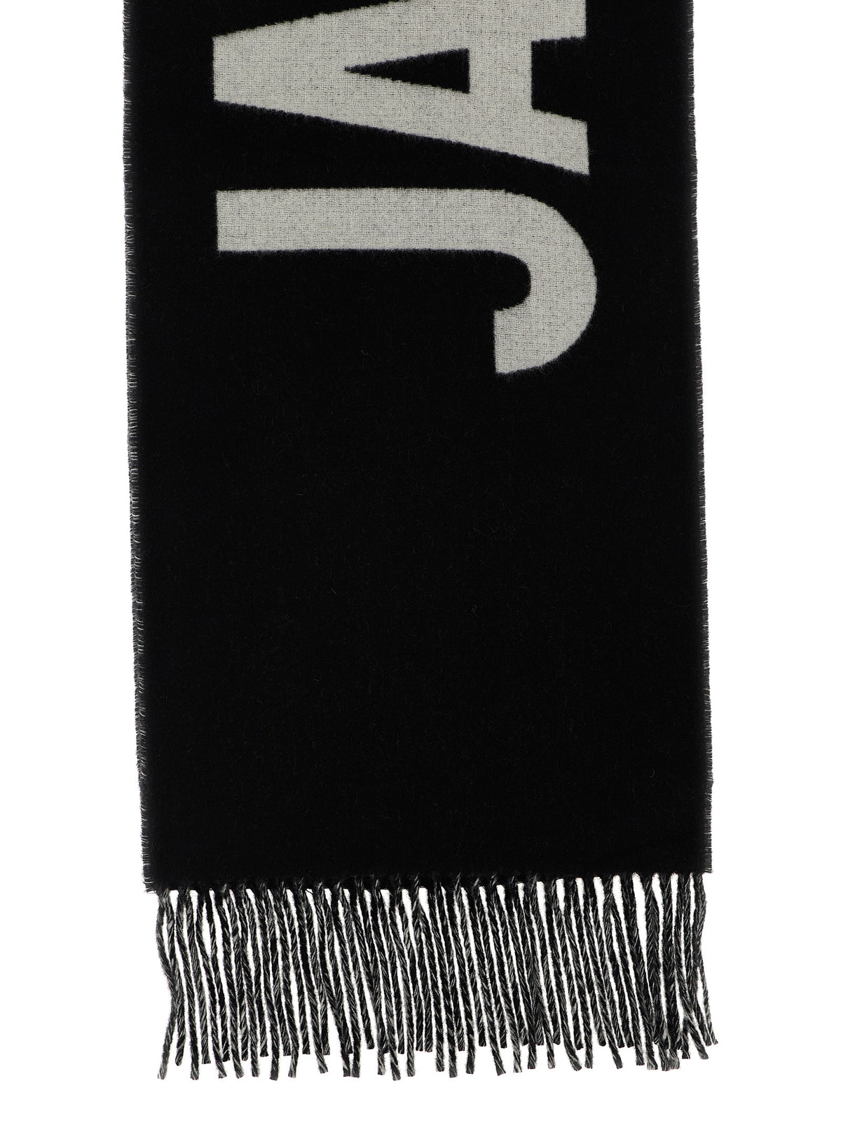 Jacquemus Black Wool Foulard