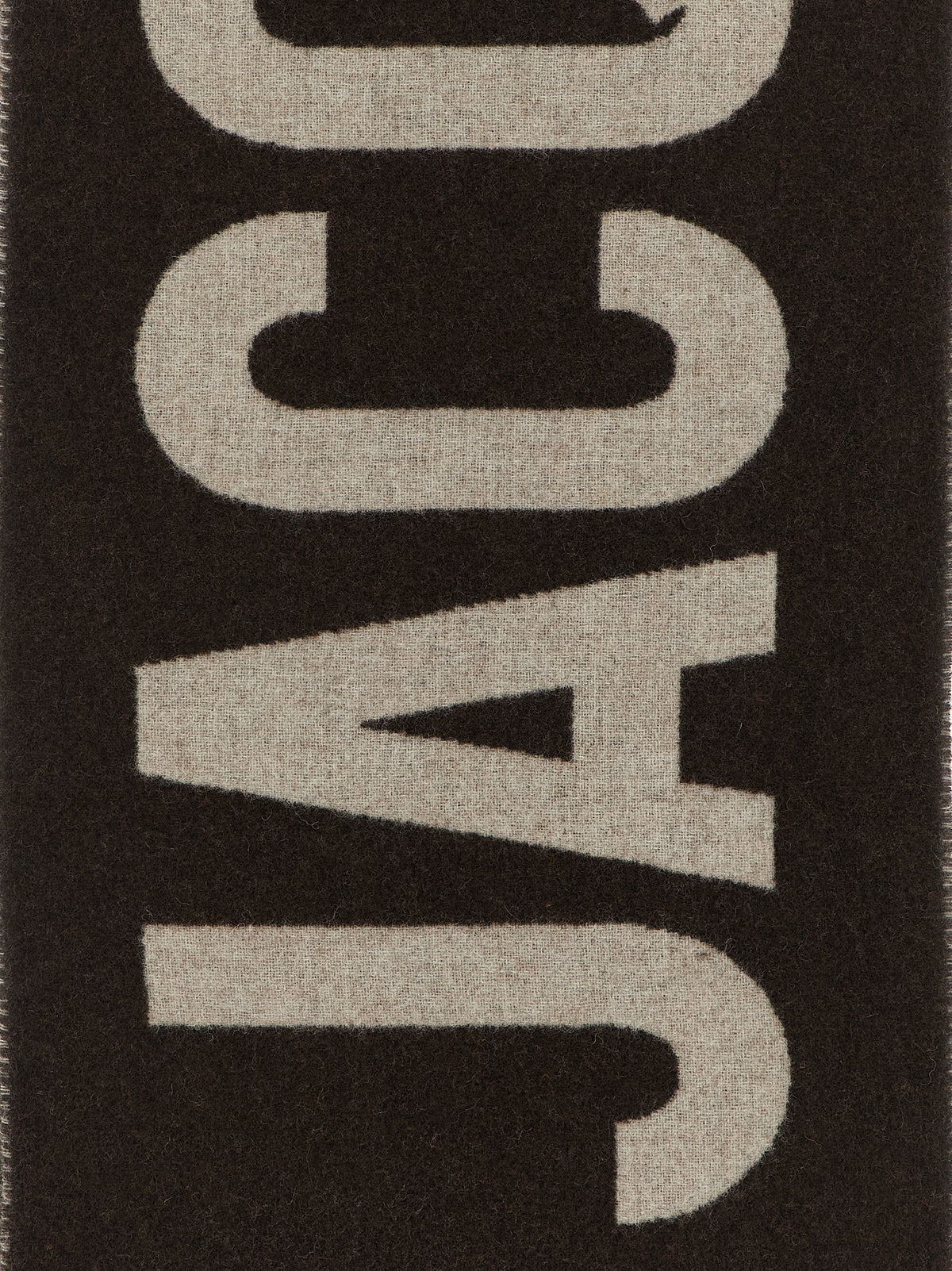 Jacquemus Brown Wool Foulard