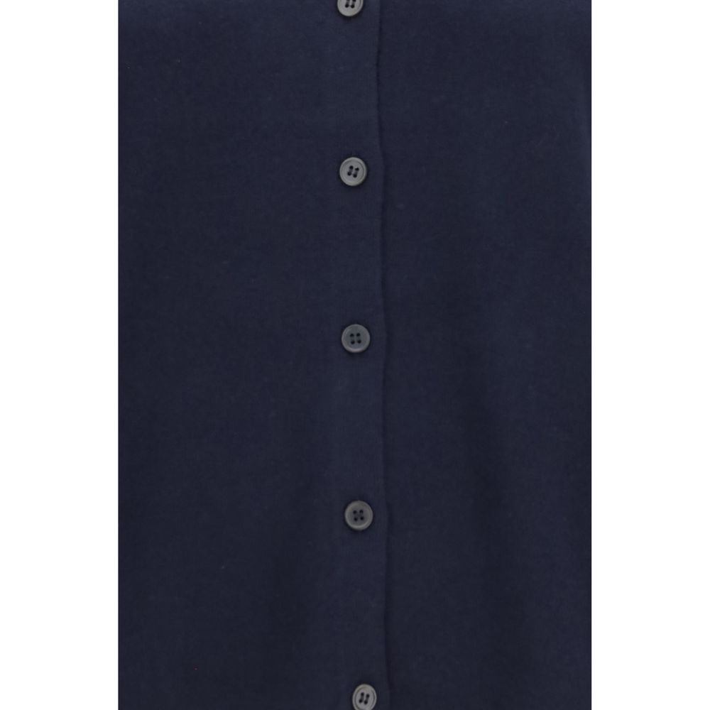 'S Max Mara Blue Wool Oves Aries Cardigan