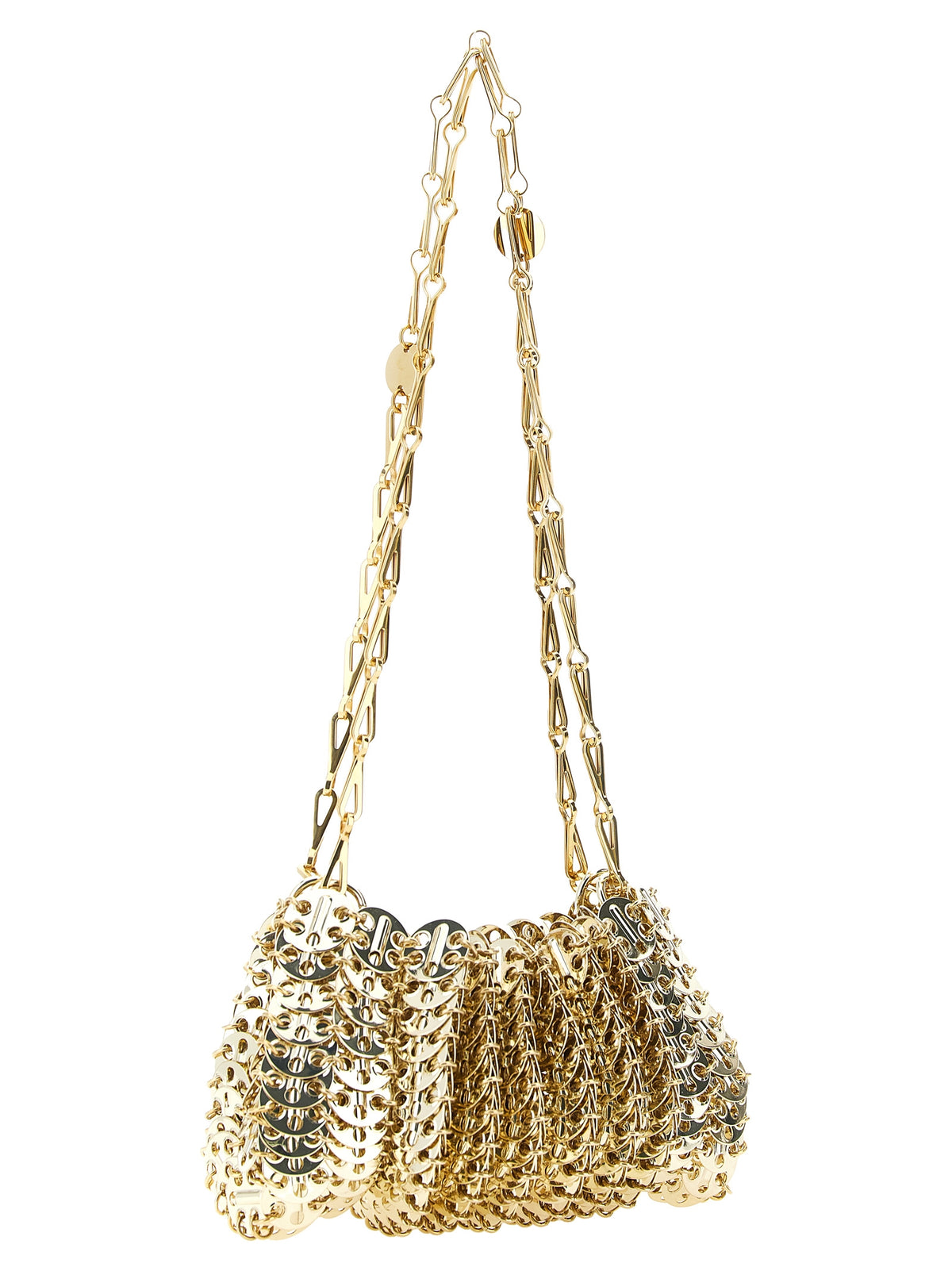 Paco Rabanne Gold Stainless Steel Shoulder Bag