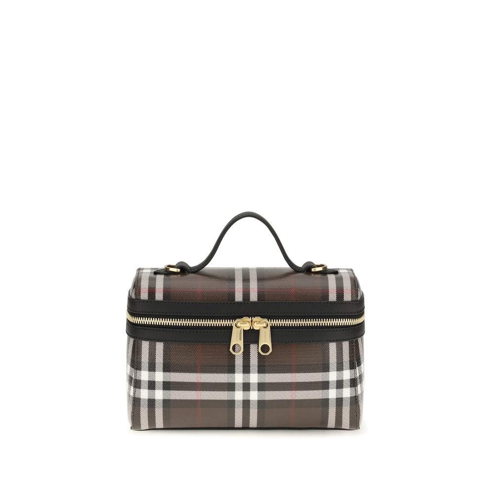 Burberry Brown Cotton Handbag