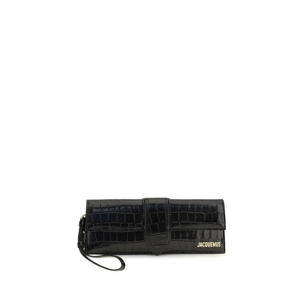 Jacquemus Black Calf Leather Bos Taurus Clutch Bag