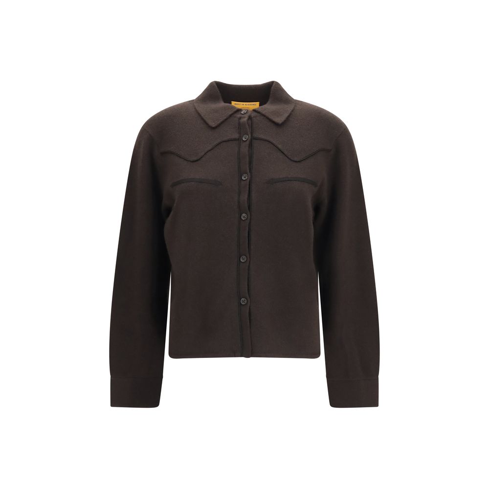 Guest in Residence Brown Denim Shirt
