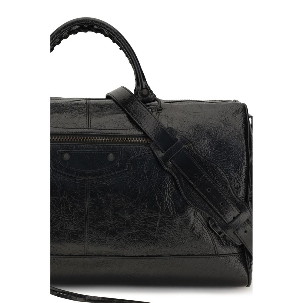 Balenciaga Black Lamb Ovis Aries Shoulder Bag