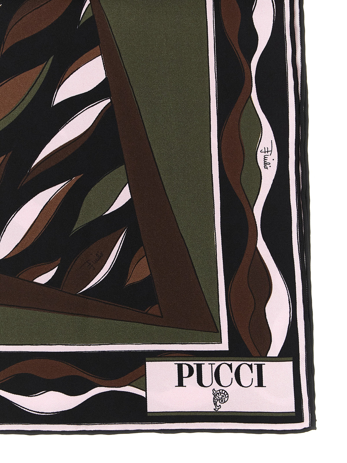 Emilio Pucci Multicolor Silk Scarf