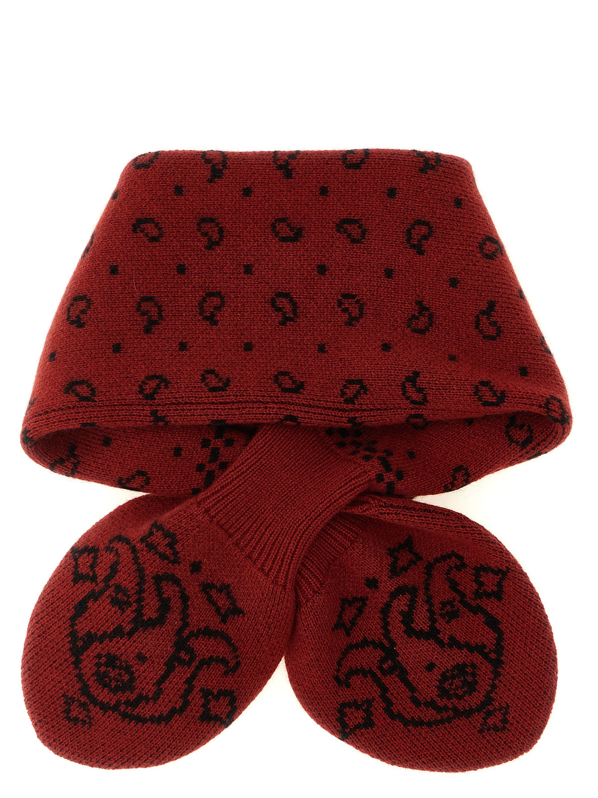 Guest in Residence Red Wool Foulard
