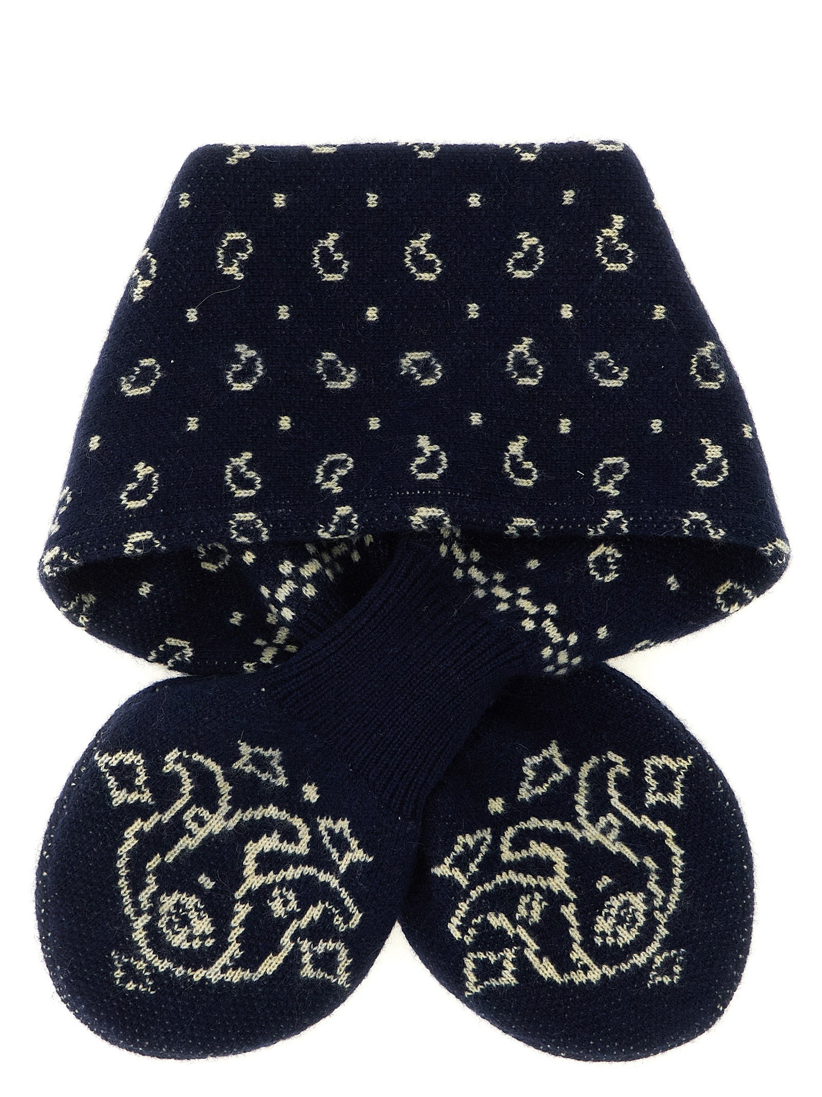 Guest in Residence Blue Wool Foulard