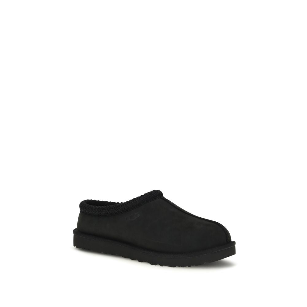 UGG Black Nubuc Leather Clogs