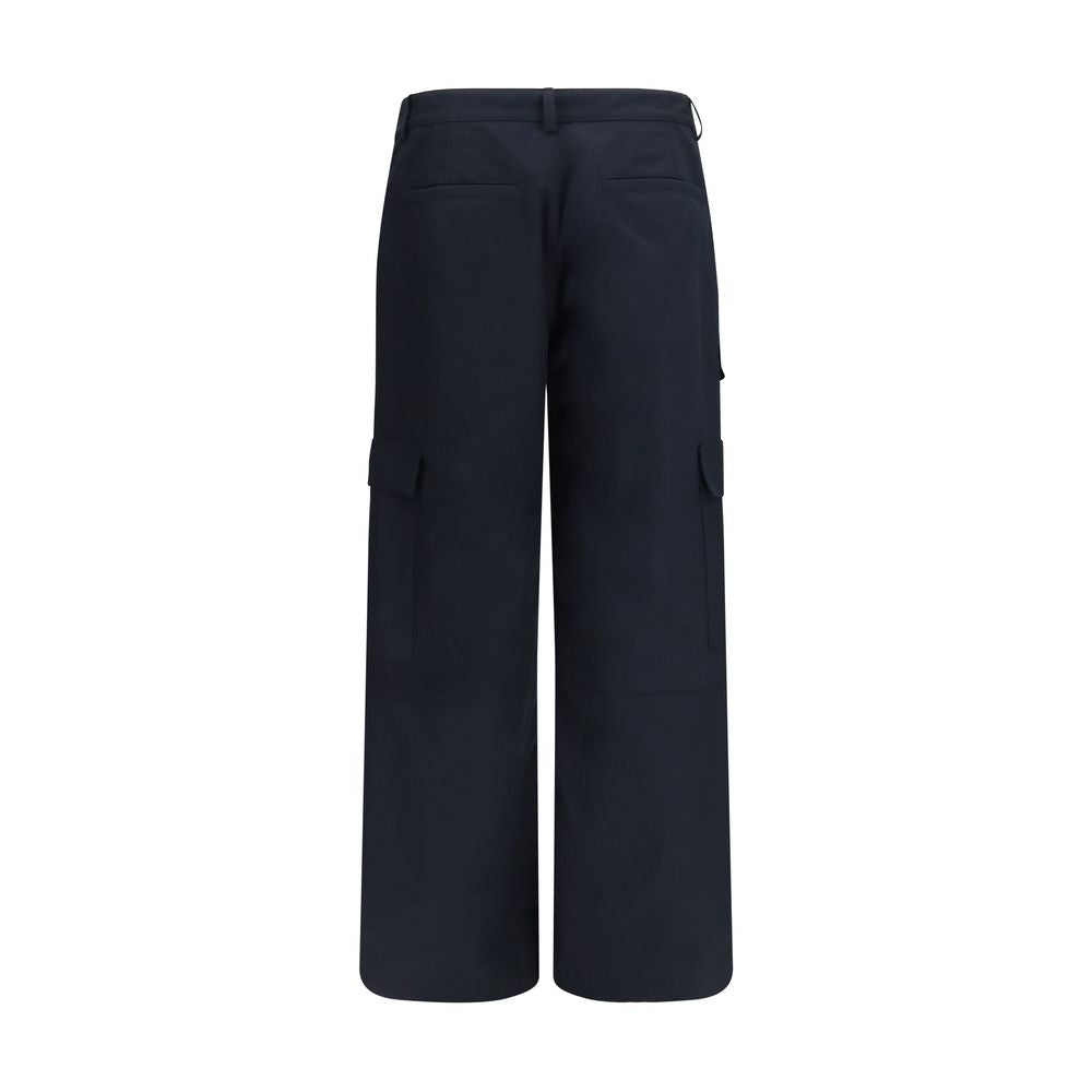 Balenciaga Black Cotton Cargo Pants
