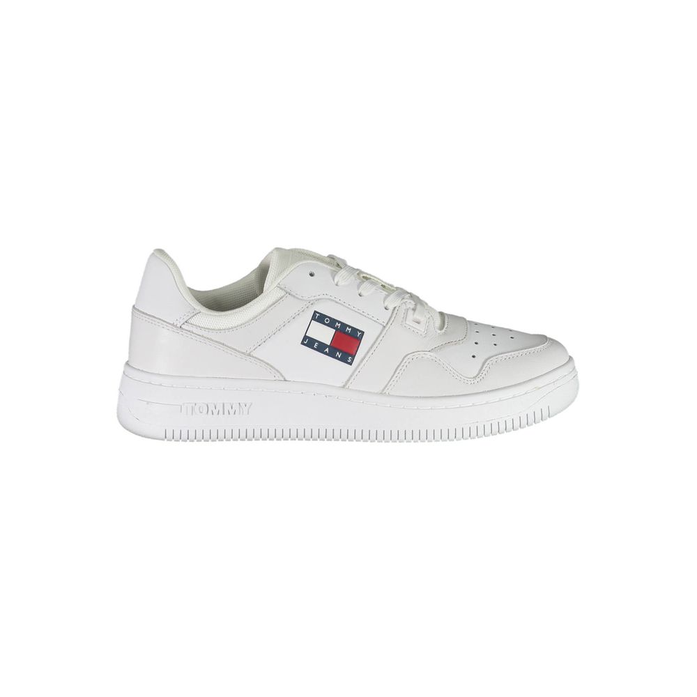 Tommy Hilfiger White Polyester Women's Sneaker