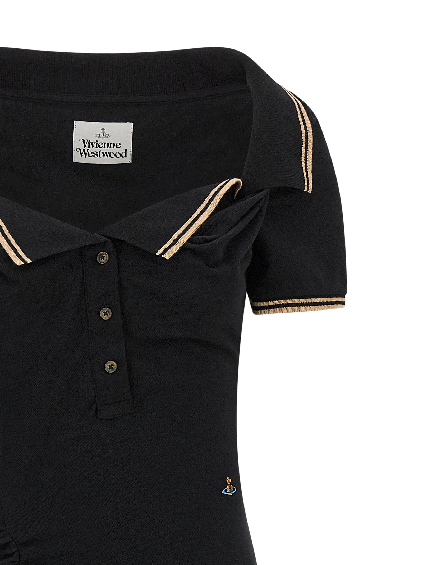 Vivienne Westwood Black Cotton Midi Dress
