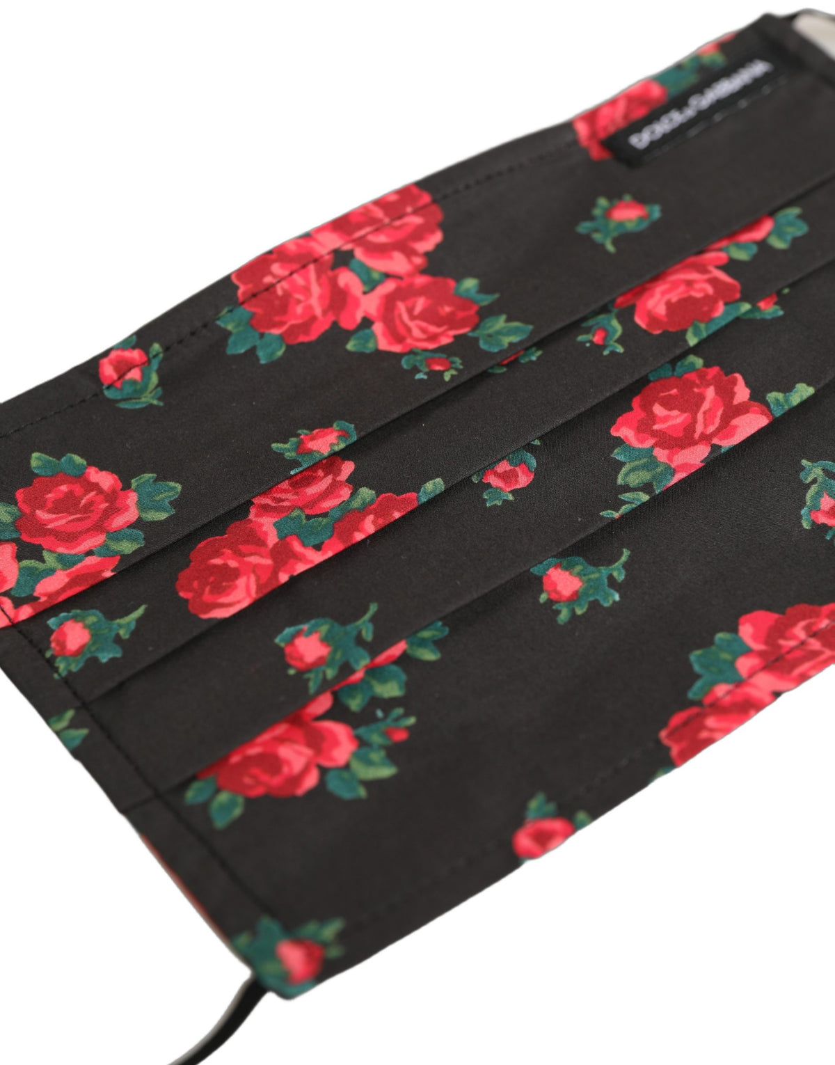 Dolce & Gabbana Multicolor Floral Patchwork Elastic Ear Strap Face Mask