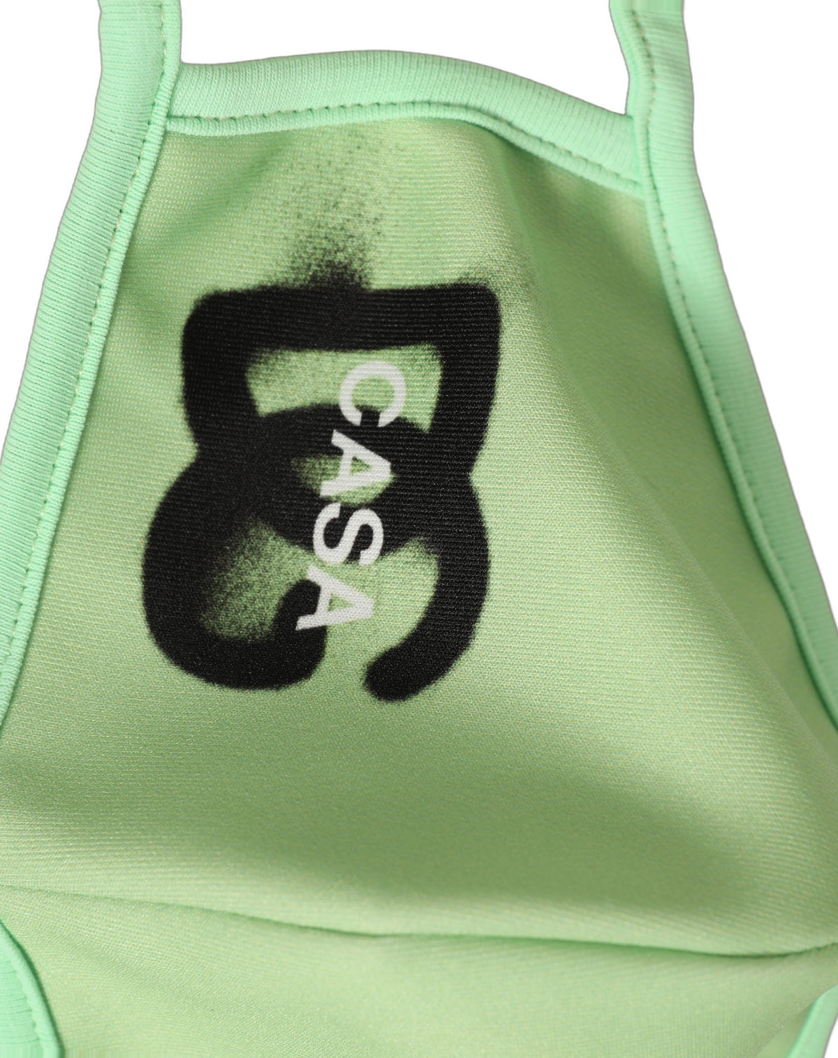 Dolce & Gabbana Green Polyester DG CASA Logo Elastic Ear Strap Face Mask